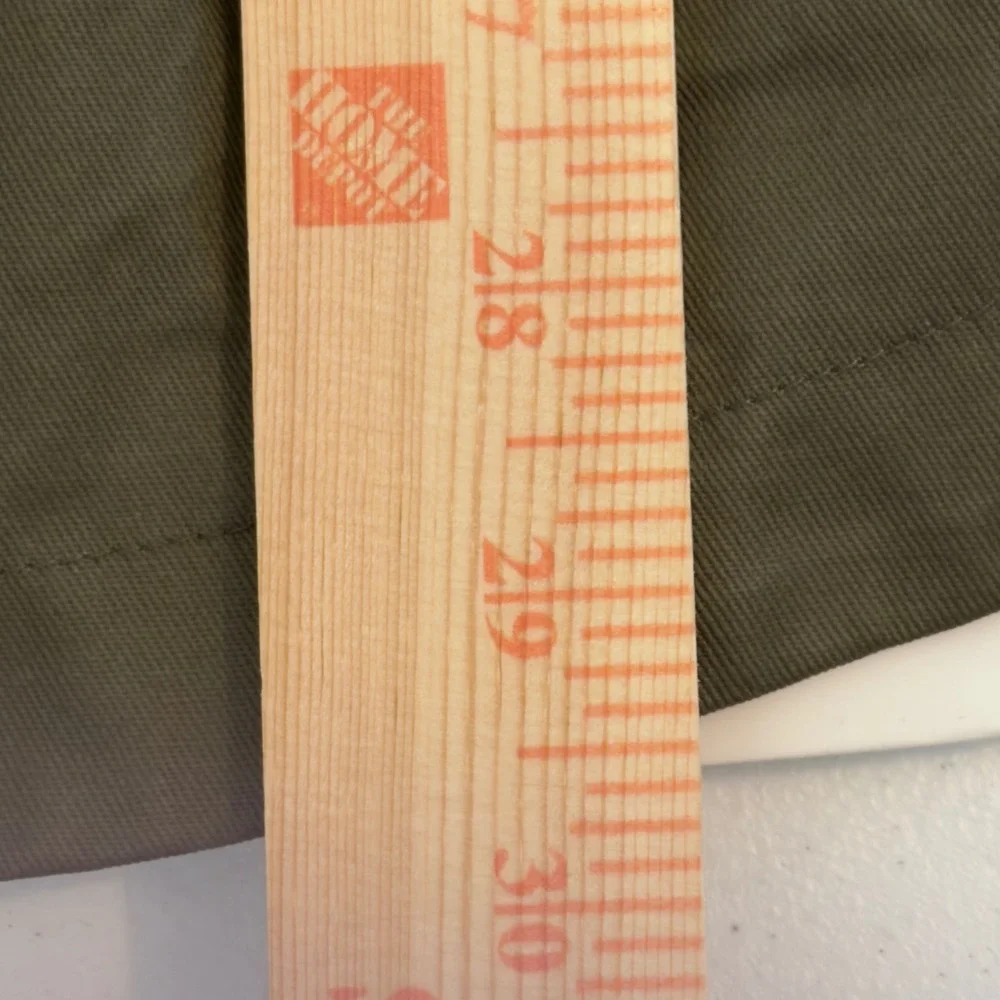 Matilda Jane Olive Green Hooded Utility Jacket Peplum Pleated Anorak Medium - Picture 5 of 7